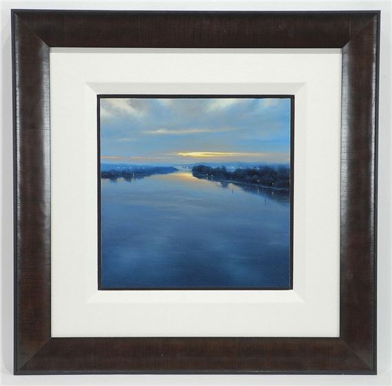 Fraser River Under Blue Veil - Renato Muccillo