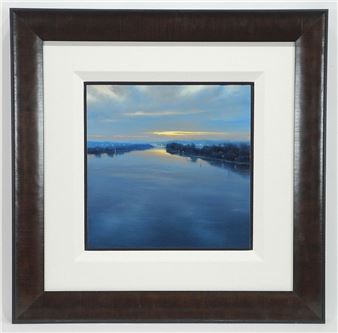 Fraser River Under Blue Veil - Renato Muccillo