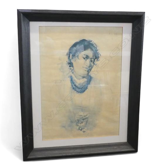 Maori woman with daisies - Frances Hodgkins