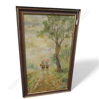 Travellers on the road - F. Lojacono