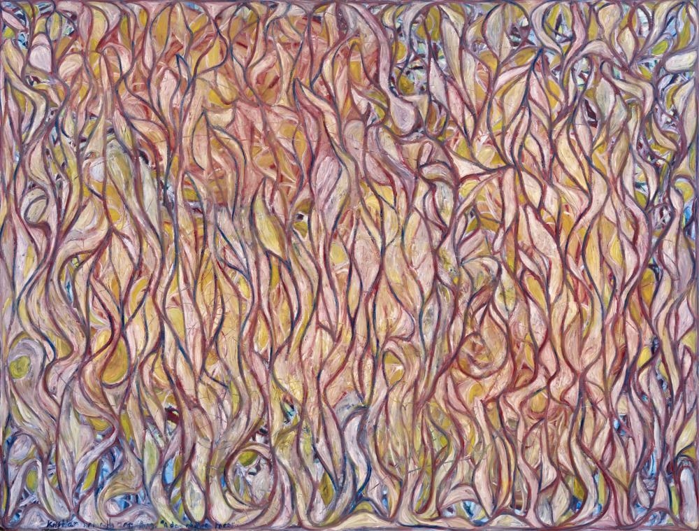 Artwork by Kristian Lomath, Untitled (Abstract, Made of Oil On Canvas