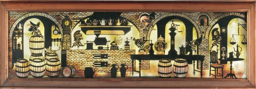 Work (stained glass by Seiji Fujishiro, 1983