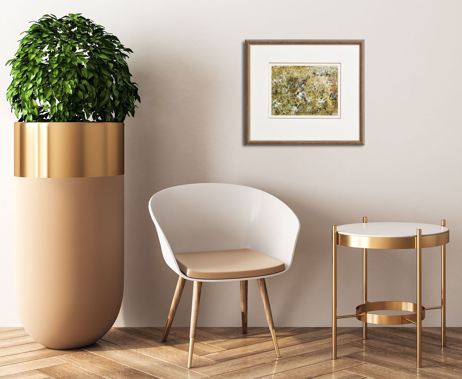 Artwork by Patrick Swift, Bog Cotton, Made of Watercolour On Paper