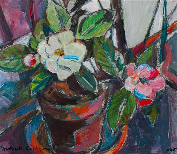 Flowers in a Pot - Herbert Harold Coetzee