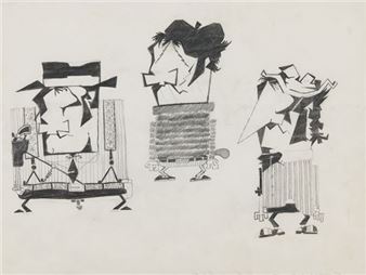 Studio per personaggi killers - Pino Pascali