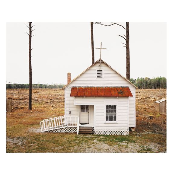 Clear Cut Church, North Carolina - Burk Uzzle