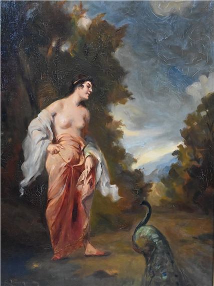 Juno and the Peacock by Continental School, 19th Century, 19th Century
