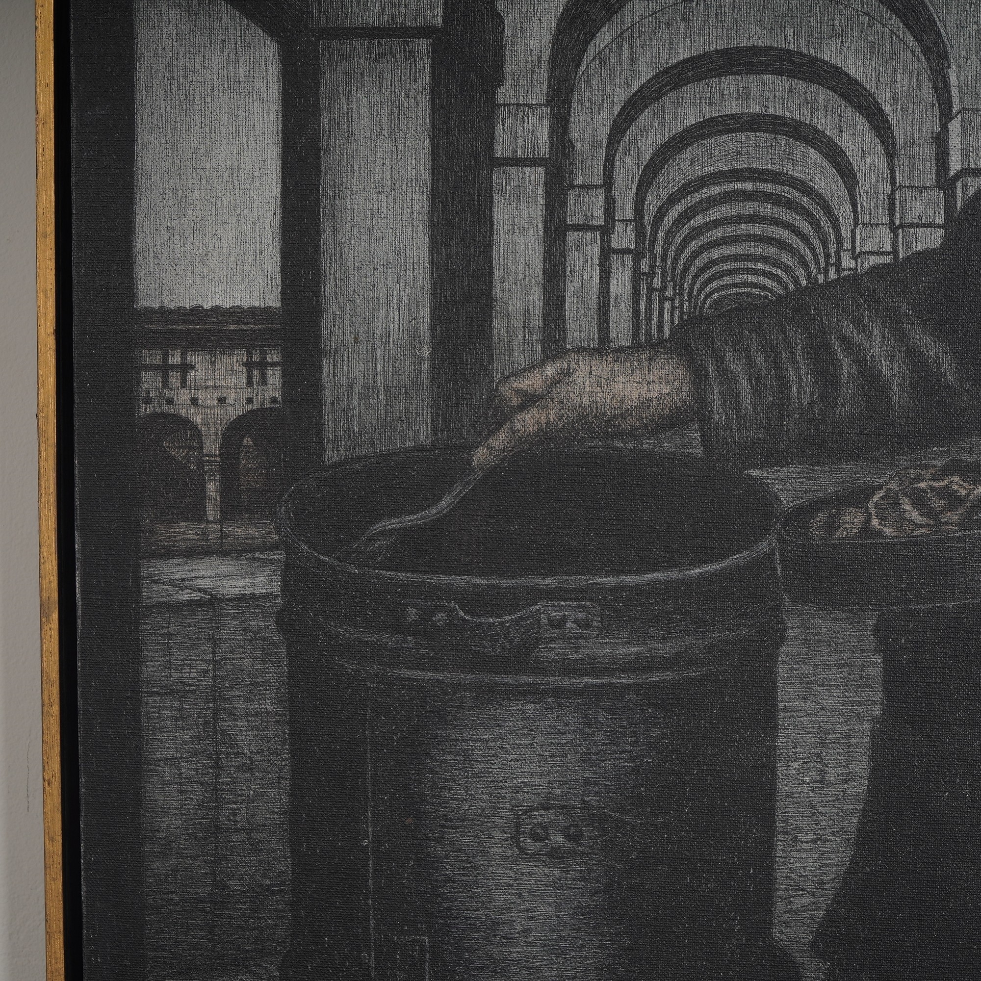 Artwork by Lee Kowels, The Old Lady, Made of Oil On Canvas