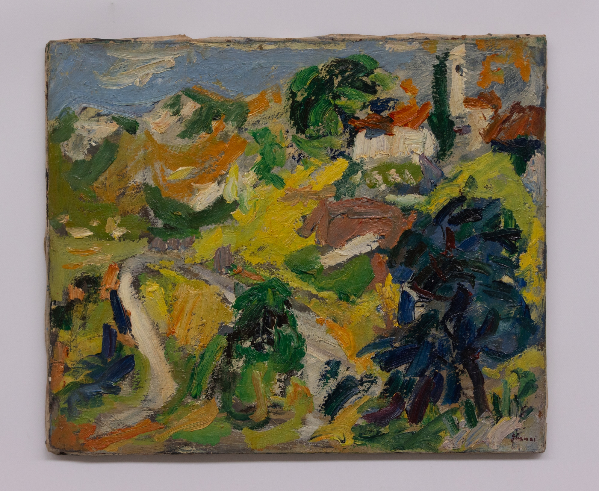 Artwork by Jean Guennal (1912-2000), Senza titolo, Made of oil on canvas