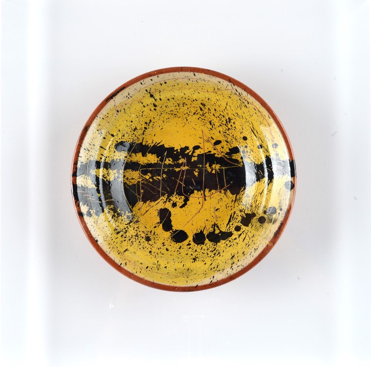 Artwork by Lucio Fontana, Spatial Concept, Made of Colored Ceramics