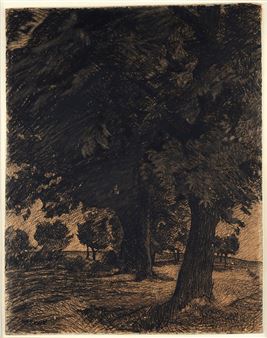 Chestnut trees - Mario Puccini