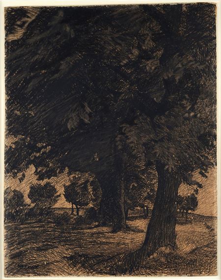 Chestnut trees - Mario Puccini