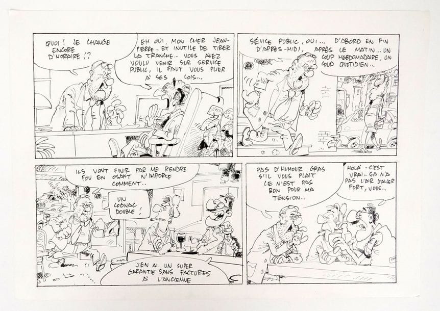 Philippe Bercovici | Half plate for a humoristic series | MutualArt