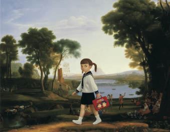 Yukiko strolling around Lorrain - Mitsuru Watanabe