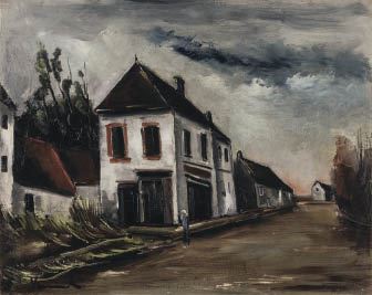 Rue de village by Maurice de Vlaminck, circa 1922