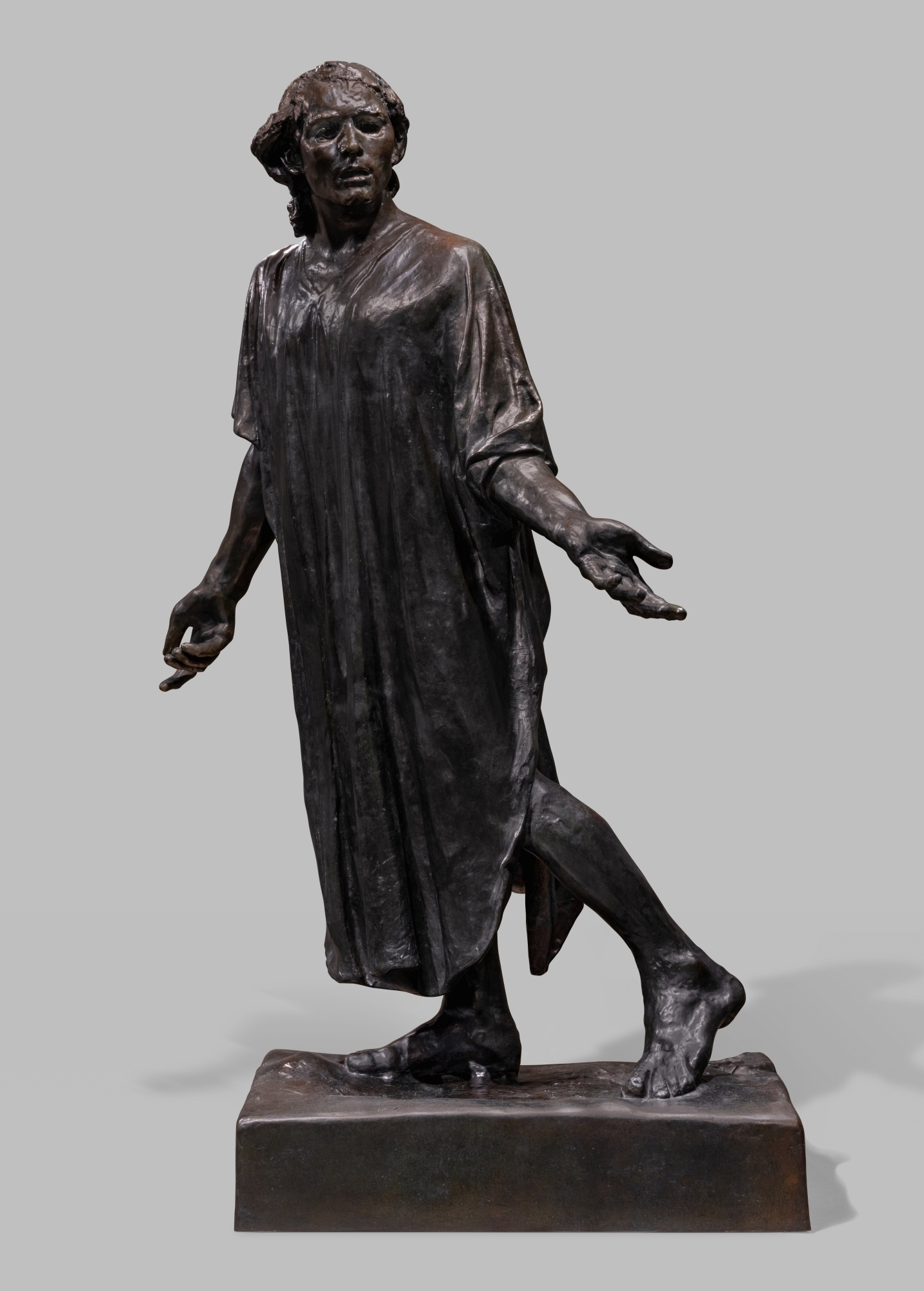 Artwork by Auguste Rodin, Jean de Fiennes, vêtu, Grand Modèle, Made of bronze
