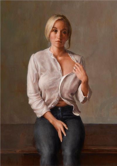 Portrait of a Young Lady - (Blind Tattoo - Harry Holland