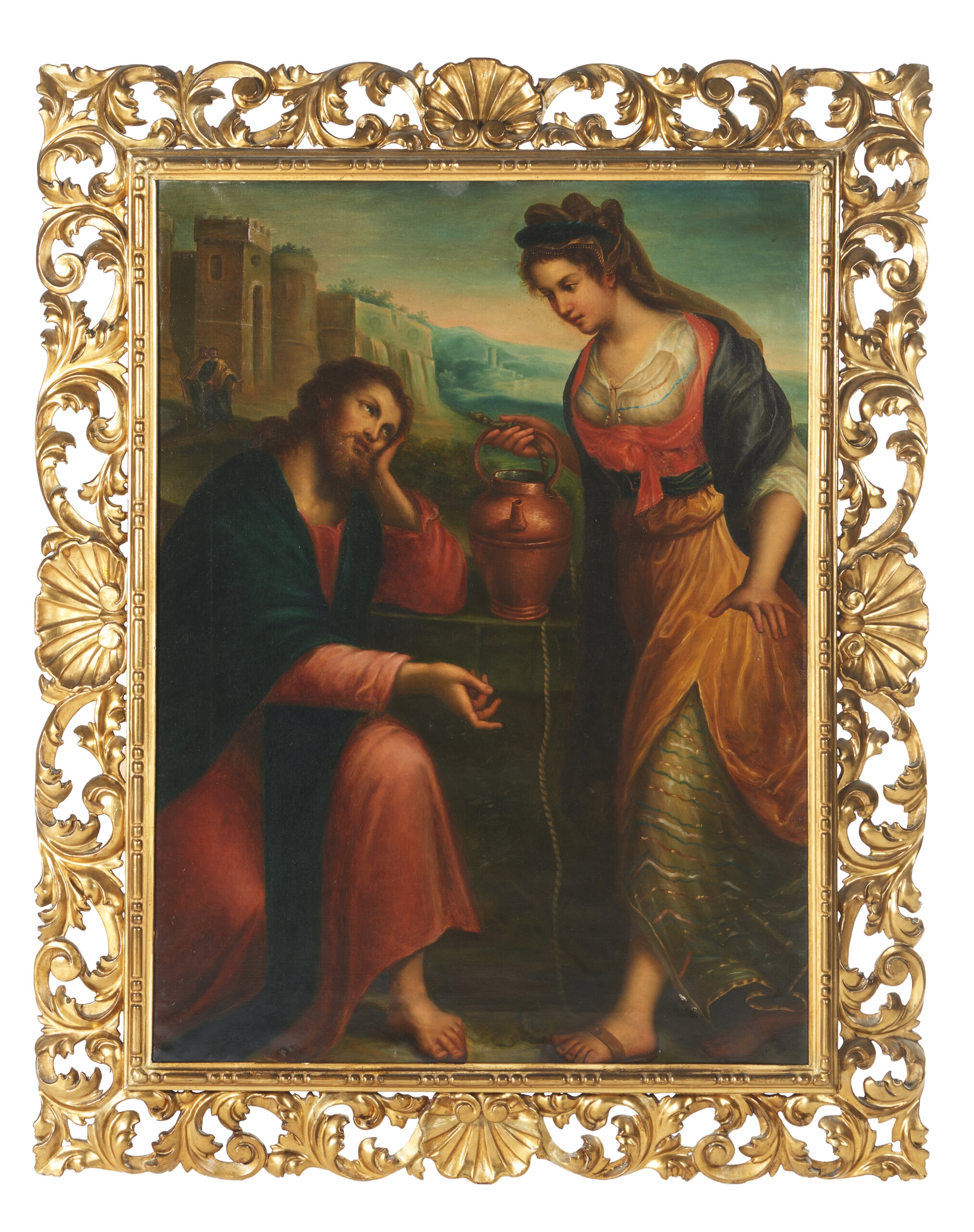 Lavinia Fontana | Christ and the Samaritan woman at the well of Sychar ...