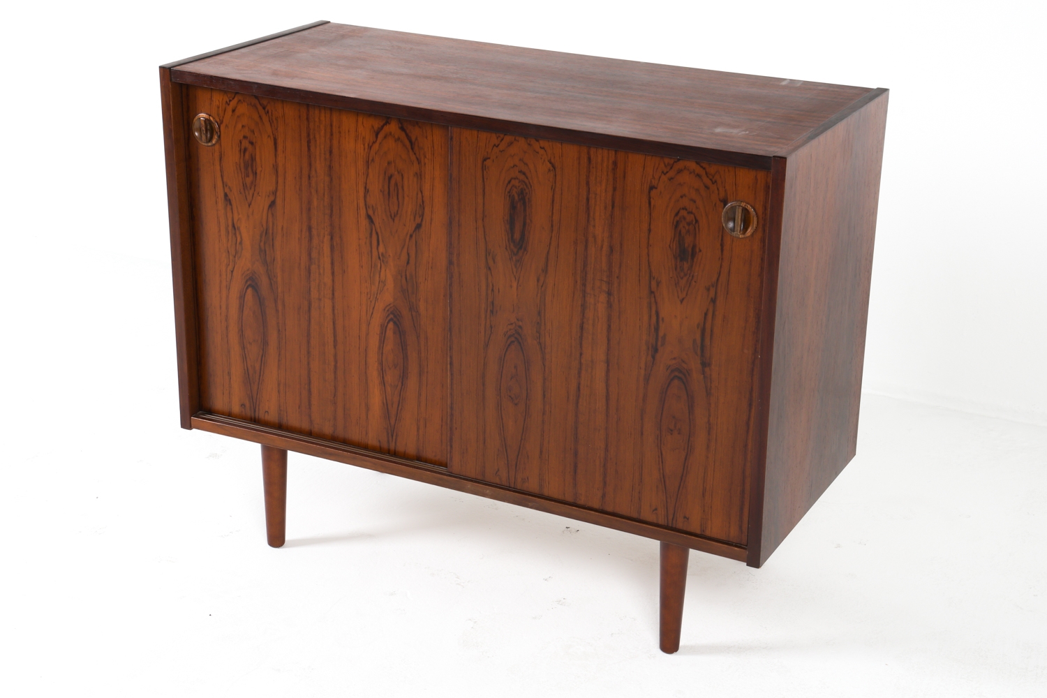 Artwork by Omann Jun, OMANN JUN STYLE DANISH ROSEWOOD CABINET C. 1960S, Made of Rosewood
