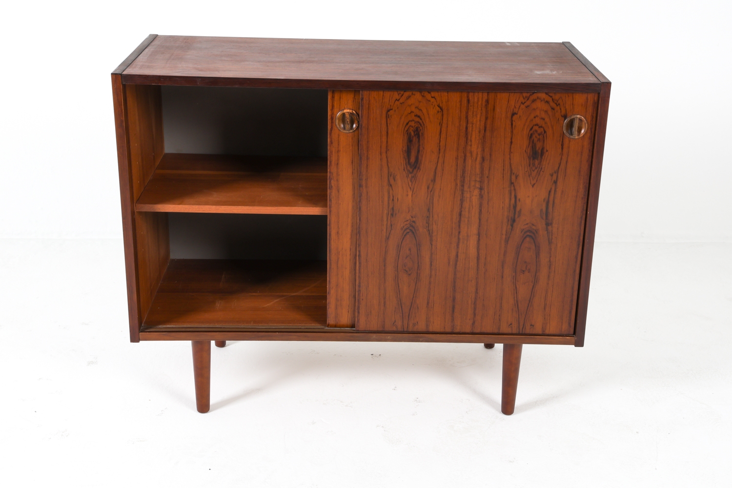 Artwork by Omann Jun, OMANN JUN STYLE DANISH ROSEWOOD CABINET C. 1960S, Made of Rosewood