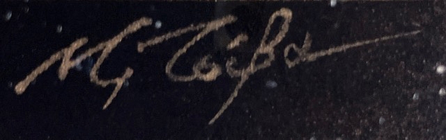 Artwork by Masasuke Chiba, rich man/ waiting spring (2 in 1 frame, Made of mixed media print