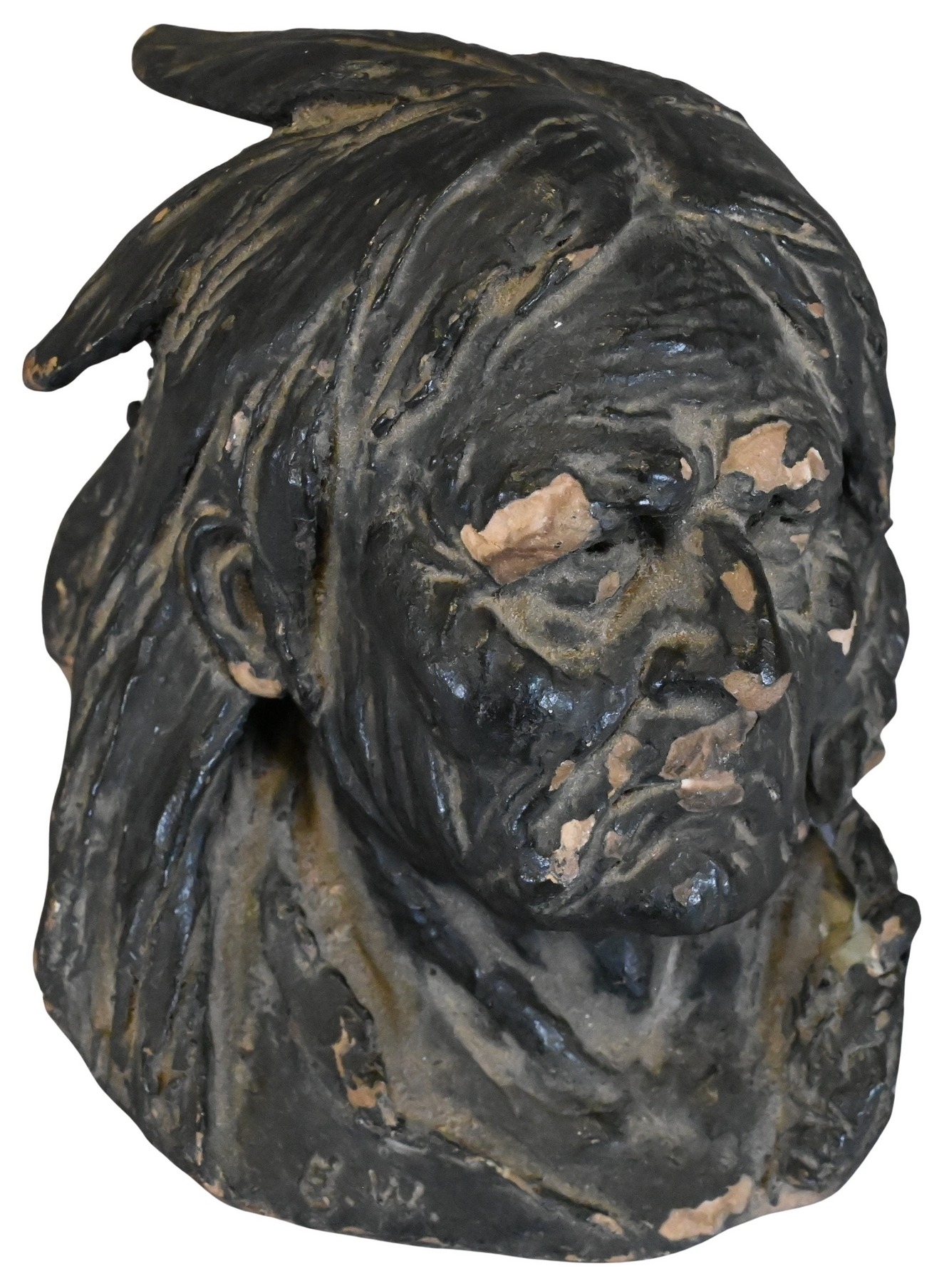 Edwin Willard Deming | Portrait Bust of a Native American Indian ...