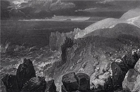 Rocky Shoreline at Land's End by Joseph Mallord William Turner, 1878