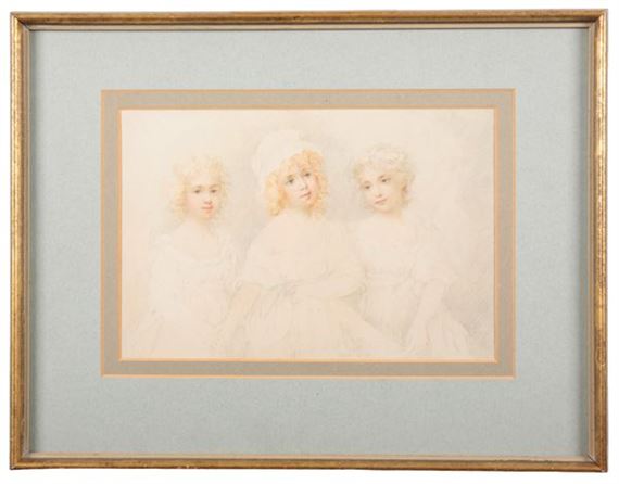 Portrait of three girls - William Redmore Bigg