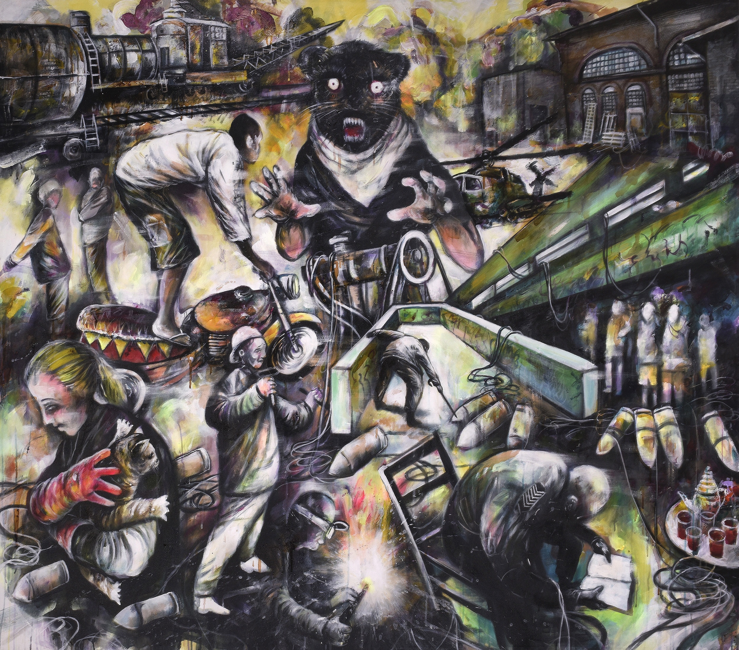 Artwork by Openmindz360, Bez názvu, Made of Akryl, Plátno