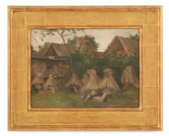 Early Village Scene - Colin Campbell Cooper