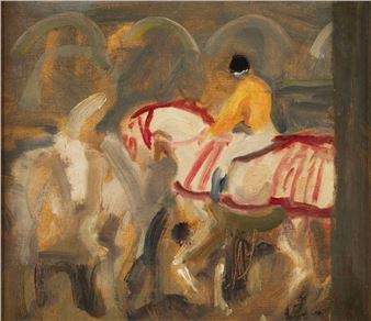 Study of the Windsor Greys - Sir Alfred James Munnings