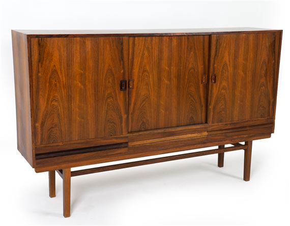 OMANN JUN STYLE ROSEWOOD HIGHBOARD C. 1960S - Omann Jun