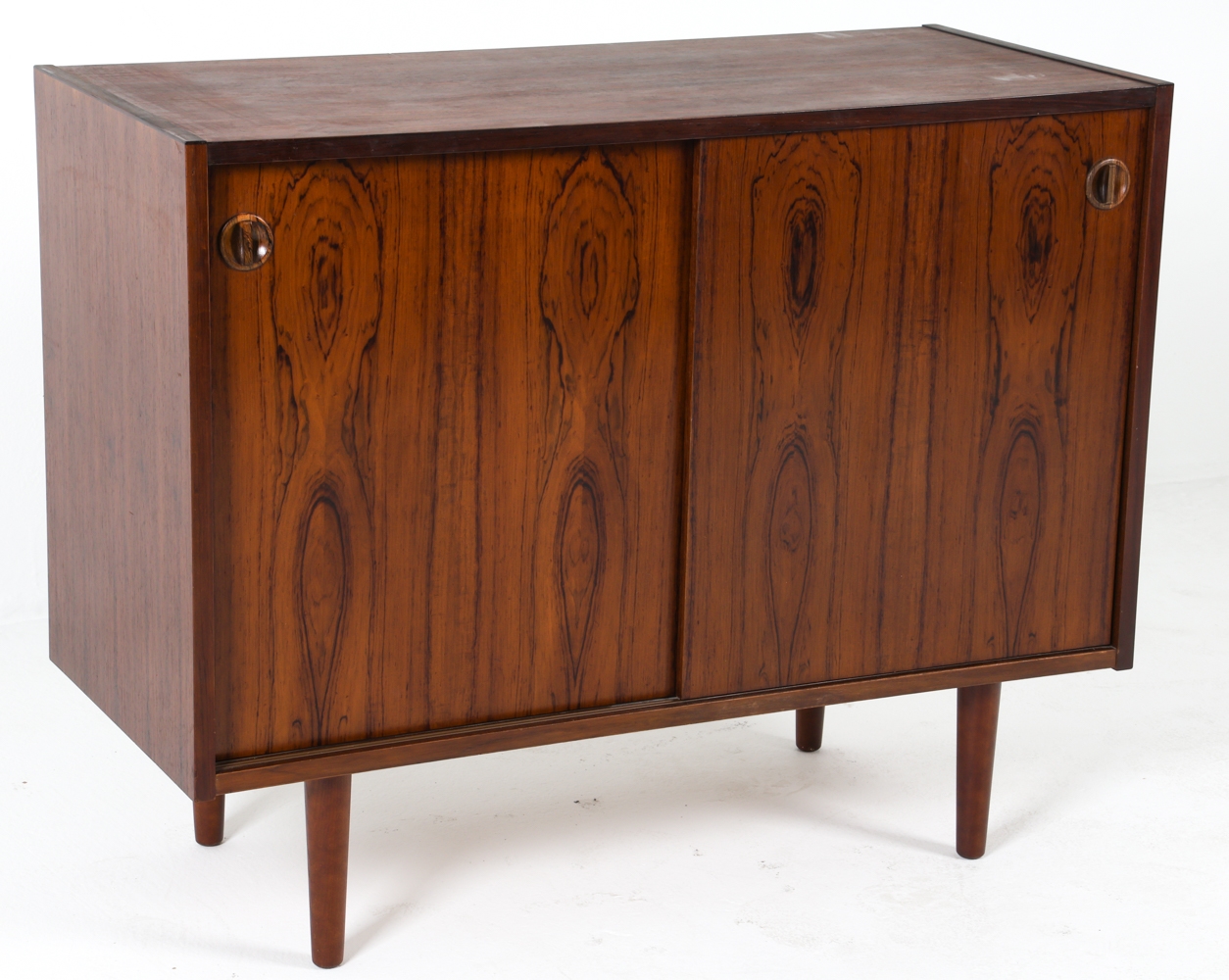 Artwork by Omann Jun, OMANN JUN STYLE DANISH ROSEWOOD CABINET C. 1960S, Made of Rosewood