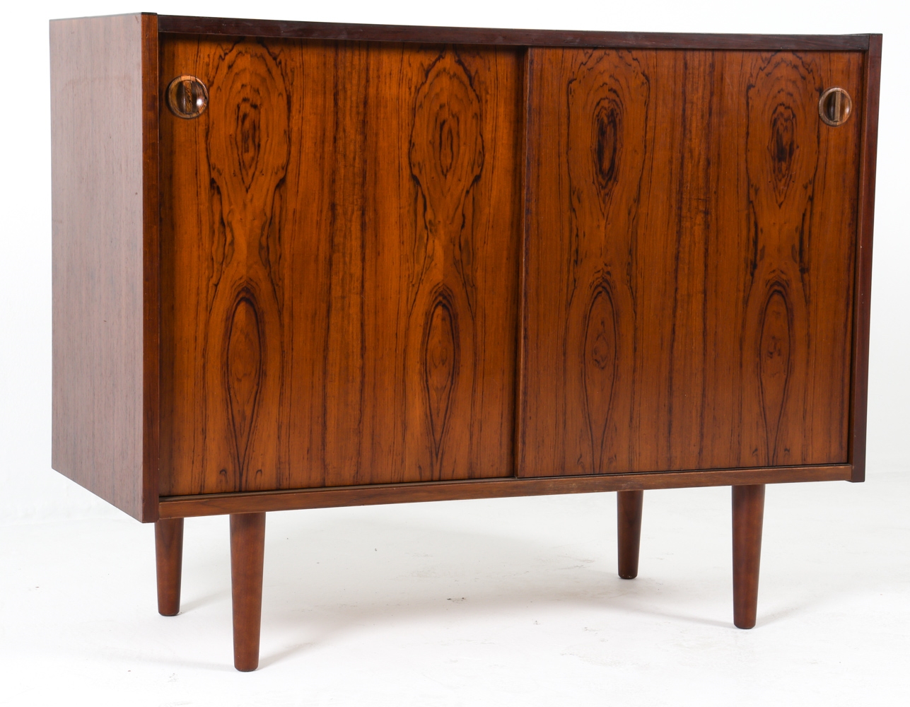 Artwork by Omann Jun, OMANN JUN STYLE DANISH ROSEWOOD CABINET C. 1960S, Made of Rosewood