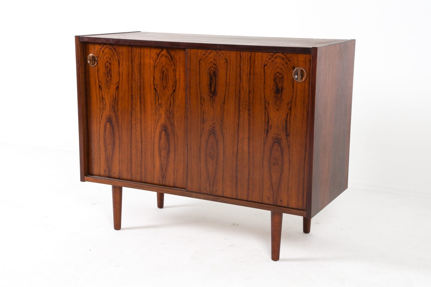 Artwork by Omann Jun, OMANN JUN STYLE DANISH ROSEWOOD CABINET C. 1960S, Made of Rosewood