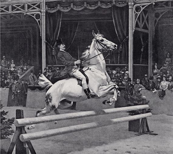 The Artist Detaille at the Horse-Show - Paul Gavarni