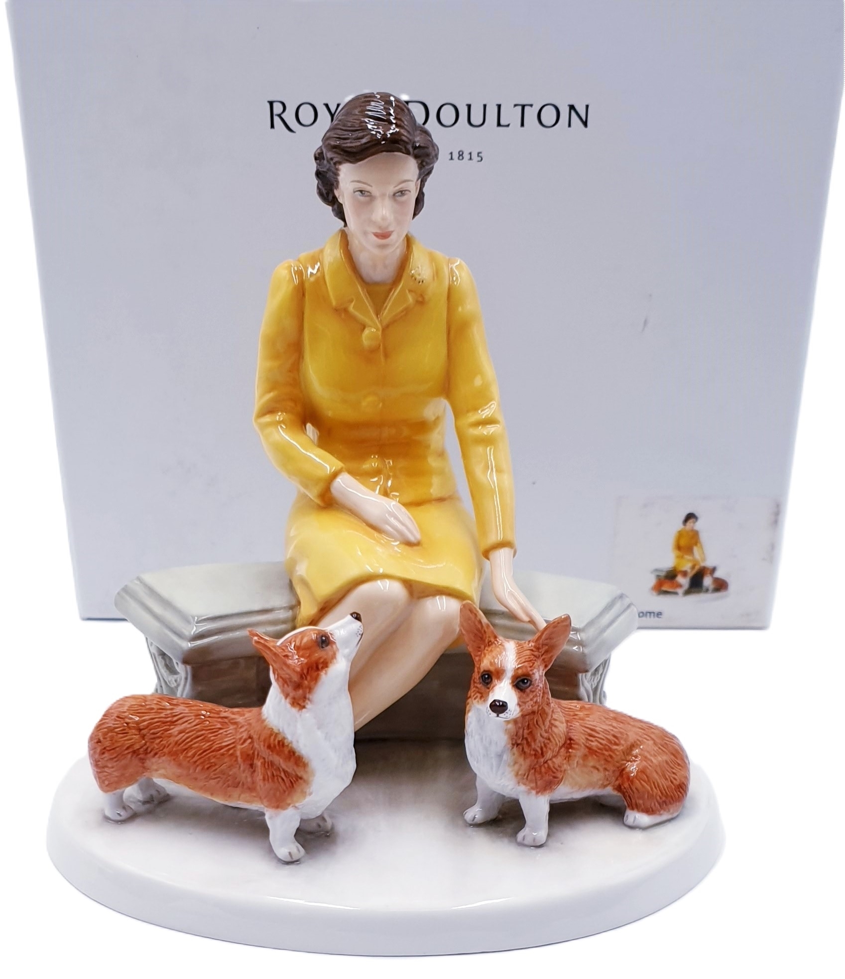 Artwork by Neil Faulkner, HM QUEEN ELIZABETH II "AT HOME, Made of Ceramic