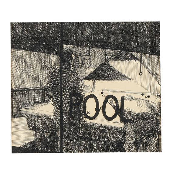 Pool Hall by Maud Gatewood