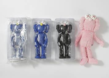KAWS BFF MoMA EXCLUSIVE OPEN EDITION (a set of 4 by KAWS, 2017