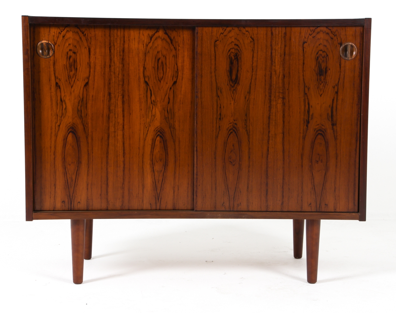 Artwork by Omann Jun, OMANN JUN STYLE DANISH ROSEWOOD CABINET C. 1960S, Made of Rosewood