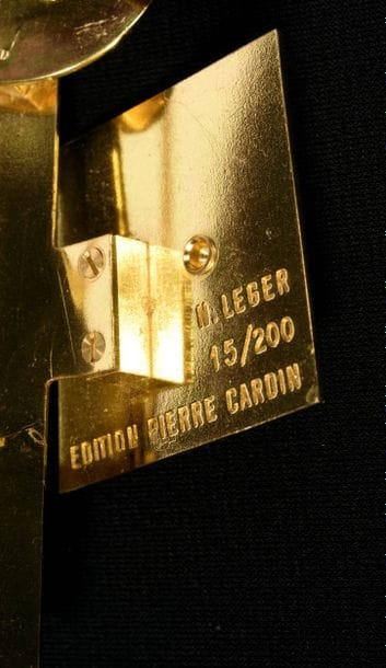 Artwork by Nadia Léger, BROOCH, Made of Gilded Metal