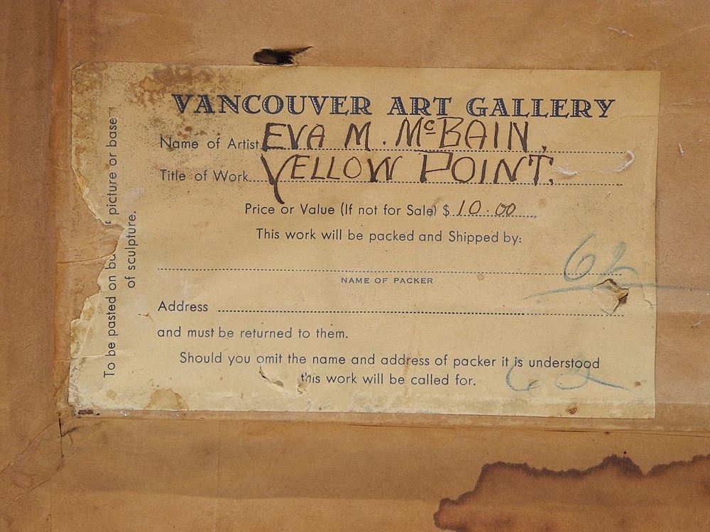 Artwork by Eva McBain, Yellow Point, Made of Oil On Canvas