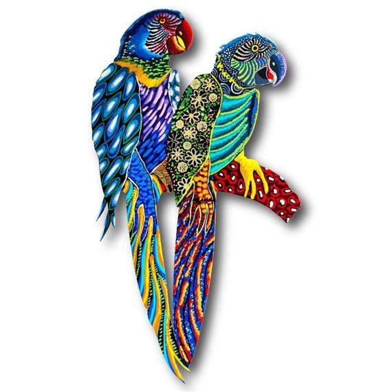 Two Parrots by Patricia Govezensky