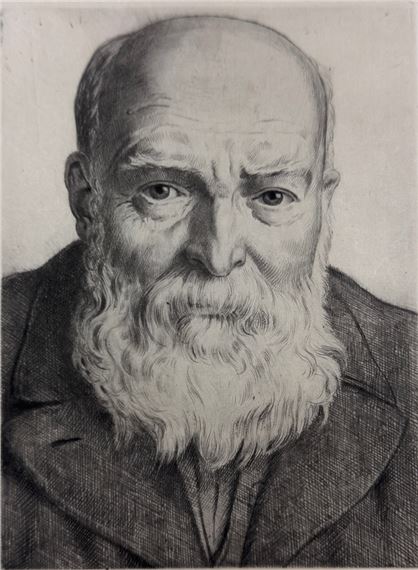 Portrait des Martin Buber - Willi Münch-Khe