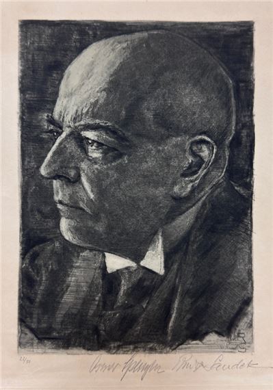Bildnis des Oswald Spengler - Rudolf Saudek