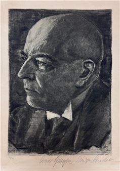 Bildnis des Oswald Spengler - Rudolf Saudek