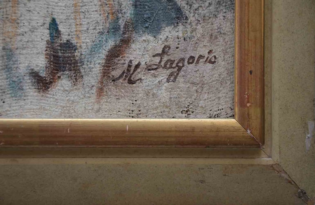 Artwork by Maria Aleksandrovna Lagorio, Woman with a child, Made of Oil On Canvas