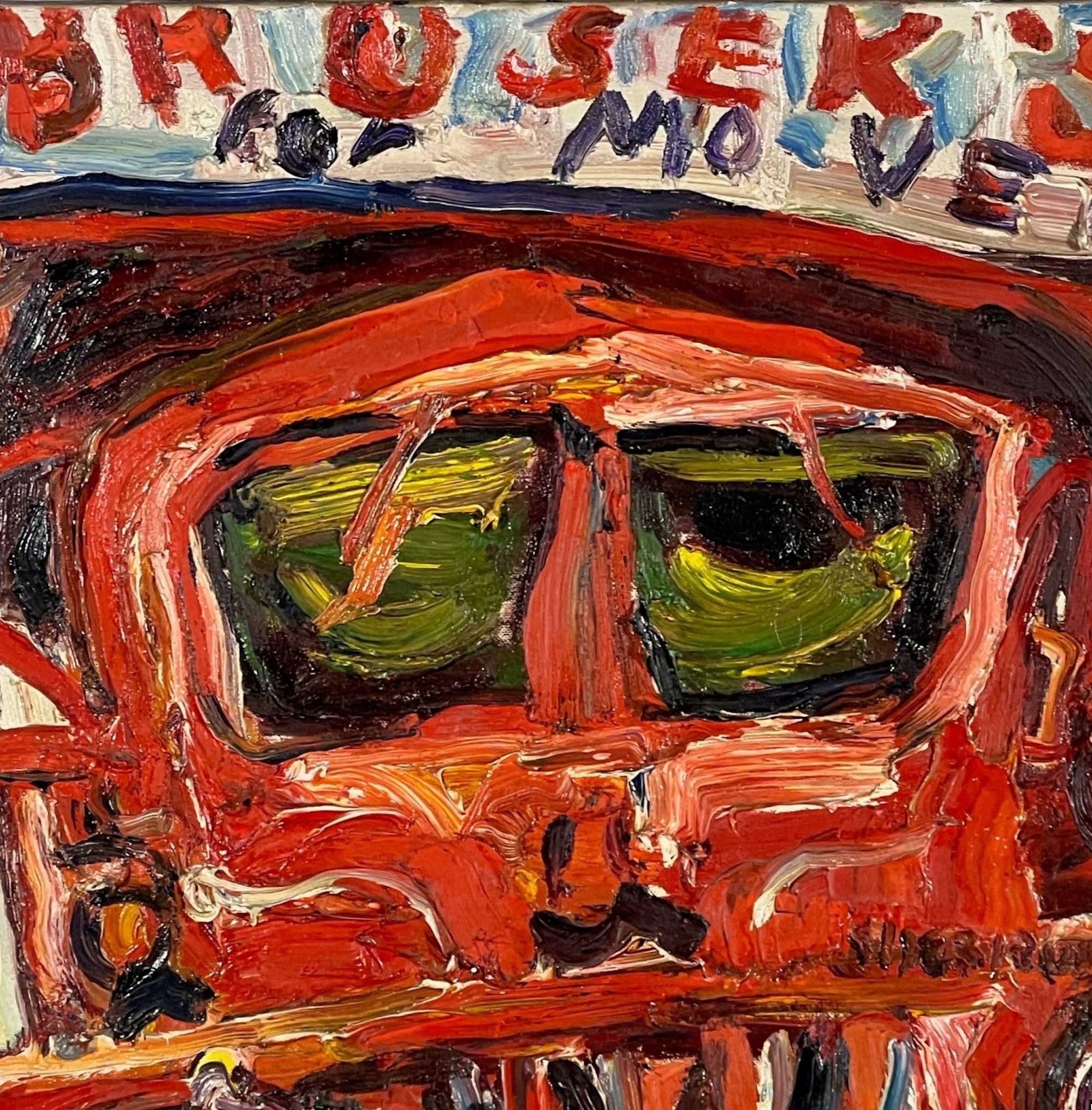 Artwork by Philip Lawrence Sherrod, Truck, Made of Oil on canvas