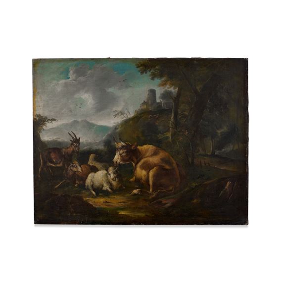 Landscape with herds