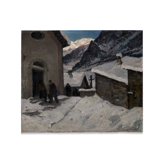 Snowy landscape - Carlo Musso